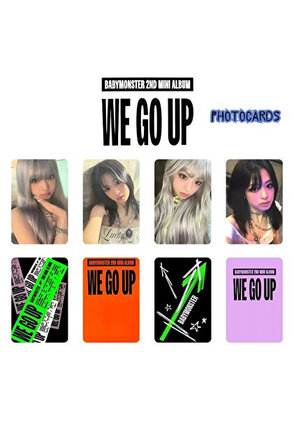 Kpop Dünyasi BABYMONSTER Ahyeon '' WE GO UP '' Photocards Set
