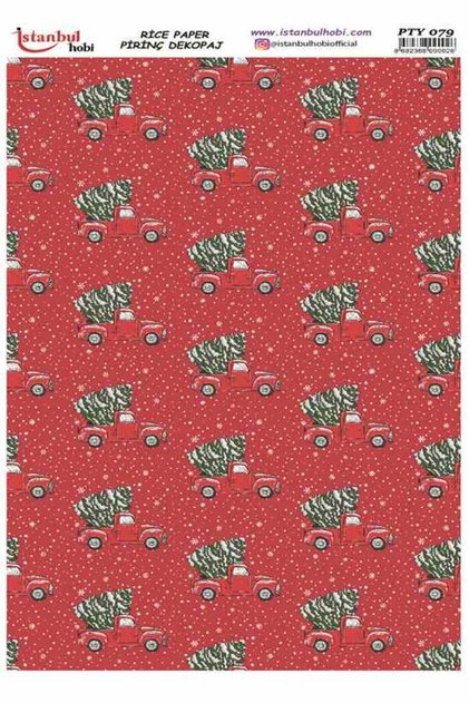Brass Decopage Paper 30X42Cm Pty-079 New Year