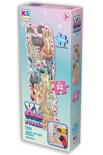 Ks Games 52 Parça XL Puzzle - Cats - Fiyatı, Yorumları