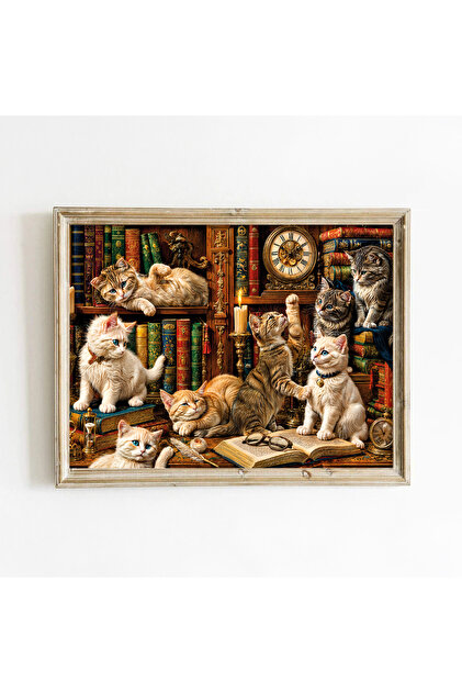 Ks Games Cats in the Library 500 Parça Puzzle - Fiyatı, Yorumları