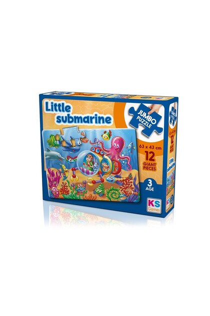 Ks Games 12 Parça Jumbo Puzzle - Little Submarine - Fiyatı, Yorumları