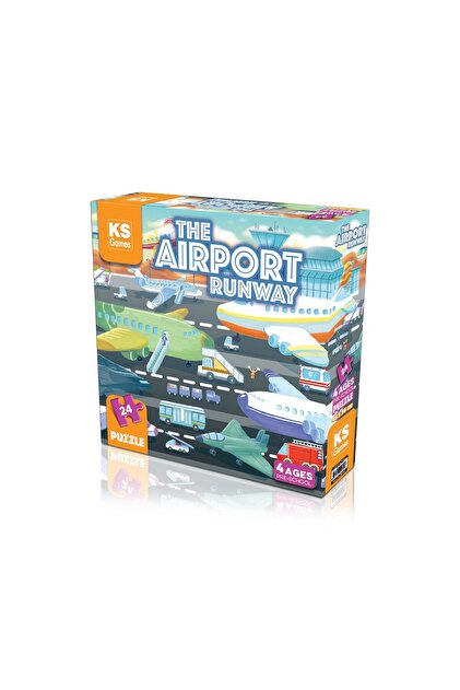 24 Parça Puzzle - The Airport Runway
