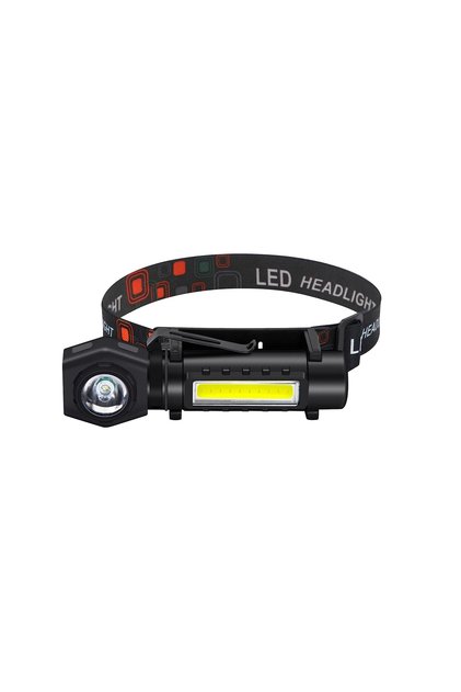 Lanterna Cap Led Reincarcabila MKX212 , Detasabila, cu Magnet, XPE + COB