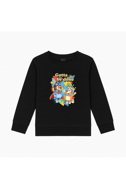 Bluey Printed 3-Thread Crew Neck Children's Sweatshirt (4-13 Years)