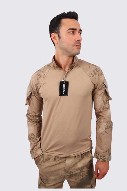 Jandarma Camouflage Tactical Combat Operation T-Shirt | Breathable, Flexible, and Durable Military T-Shirt