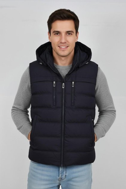 Men's Hooded Sports Vest 4021 Bgl-St04900
