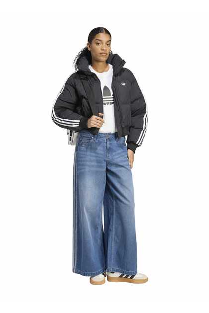 adidas JX2970 CROPPED PUFF Siyah Düz Kadın Mont - Fiyatı, Yorumları
