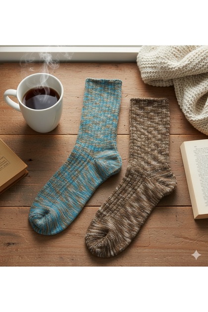 Set of 2 Gradient Unisex Socks