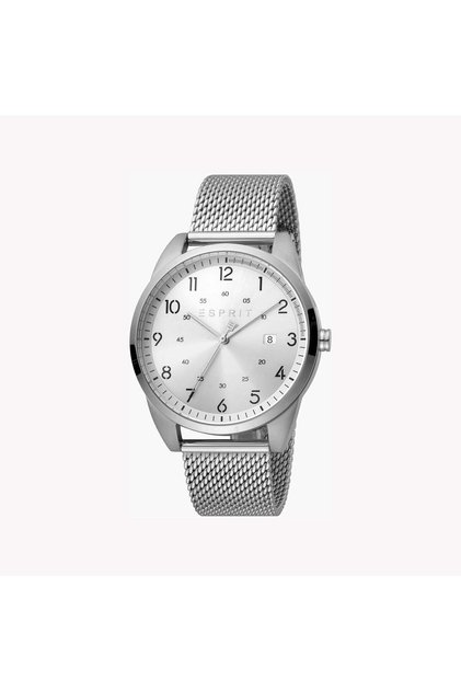 Men's Silver Stainless Steel Watch, Silver Dial | Es1gq1m0025