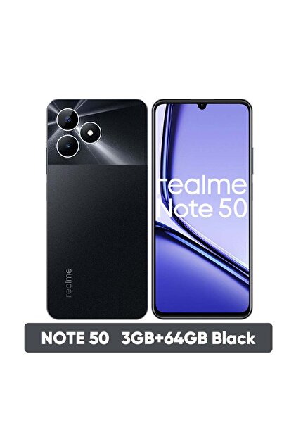 realme Note 50 Dual SIM Midnight Black 3GB RAM 64GB 4G