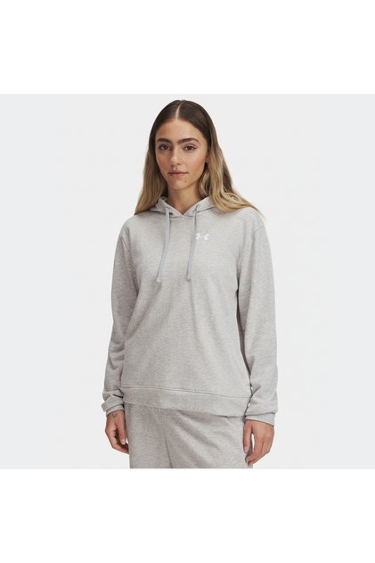 Rival Terry Women's Gray Hooded Sweatshirt