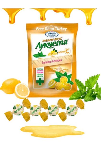 Bal,Nane,Limon Aromalı Lukçeta 75 Gr
