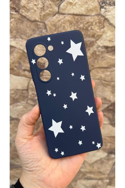 Samsung Galaxy A17 Compatible Mini Star Patterned Silicone Shock-Absorbing Classic Protective Rubber Case