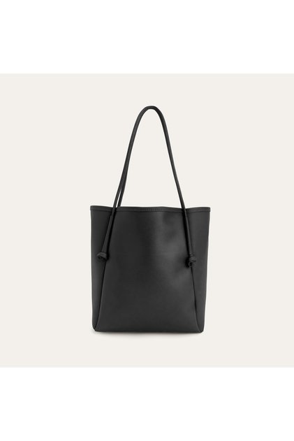 Women's Mink Color Leather Look Handbag