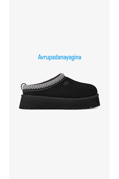 UGG Tazz Slipper Kadın Platform Terlik 1174471 - BLK - Fiyatı