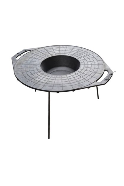 Disc Gril Fonta cu picioare de oțel Ø 50 cm