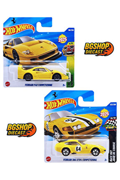 HOT WHEELS Ferrari F40 COMPETIZIONE - Nissan Skyline GT-R