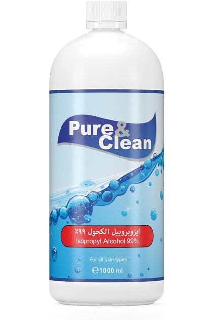Pure and Clean 99 Percent Isopropyl Alcohol Spray 1 Liter