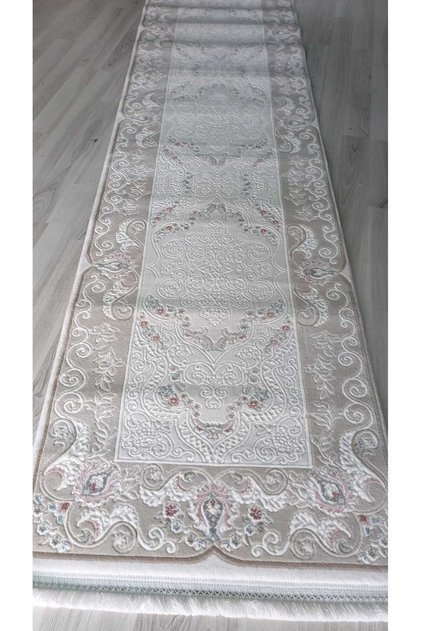 SARAY AHENK 80X300 ÖLÇÜLERİNDE YOLLUK HALI 431 A BEJ