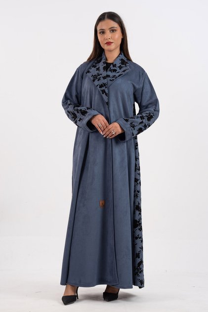 Hattan Abaya in Sky Blue