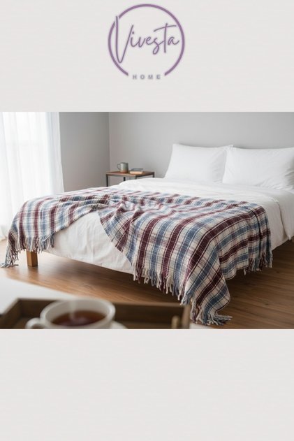 Soft Scotch Blanket 150×200 cm – Warm, Stylish, and Comfortable Design