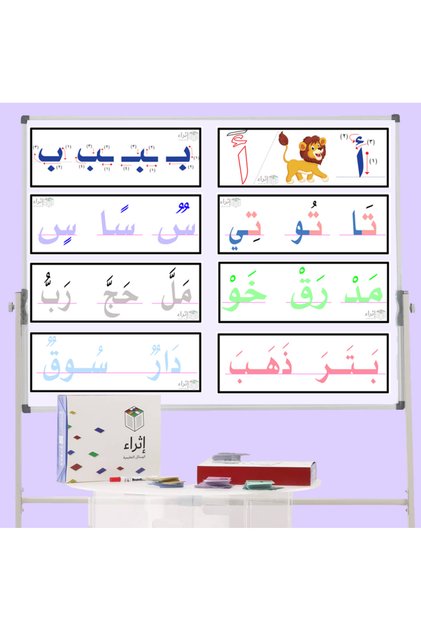 بطاقات الإملاء المنسوخ الحروف العربية ومهاراتها