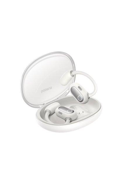 Căști Eli Sport 1 Open-Ear, TWS, Bluetooth 5.3, Autonomie 30 de ore, Alb