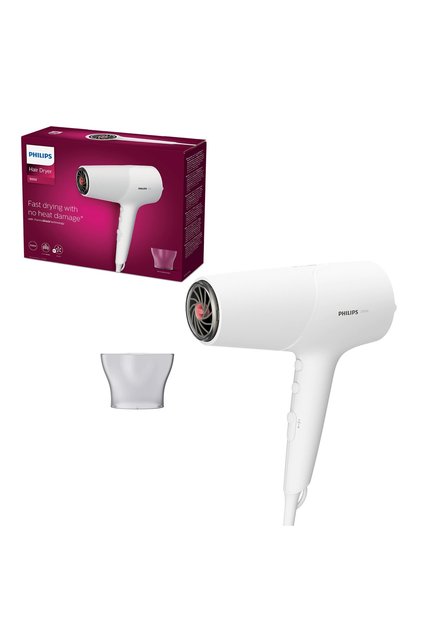 Uscator de par BHD500/00, 2100W, tehnologie ThermoShield, ingrijire cu ioni, 2 setari de vit
