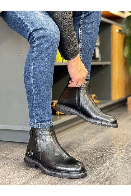 Genuine Leather Daily Use Men's Boots