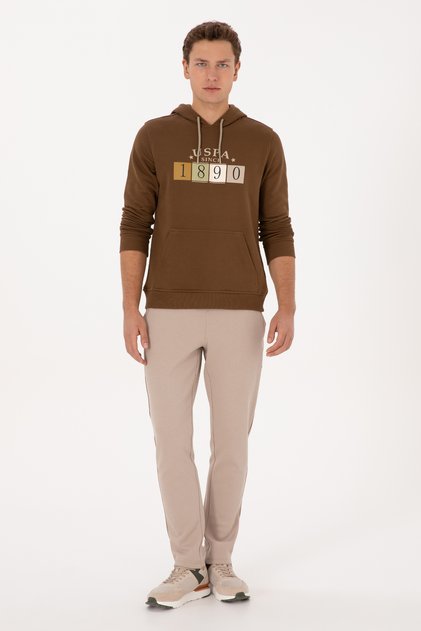 Men's Dark Beige Sweatpants 50309998-Vr088