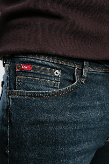 Lee Cooper Normal Bel Skinny Fit Mavi Erkek Denim Pantolon 261 LCM