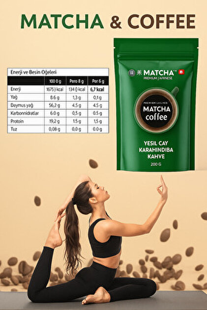 Bilge İlaç Matcha Premium Japanese Çilek Aromalı Matcha Coffee