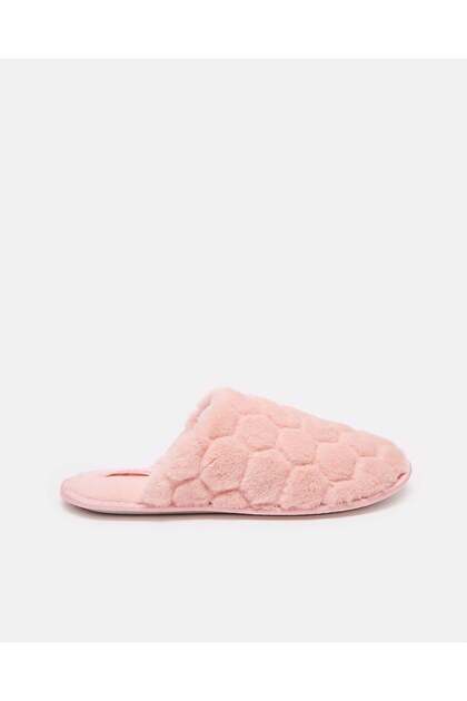 Women Pink Embossed Closed Toe Slipper