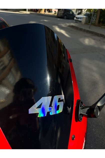 46 Hologram Stickers 10X4Cm