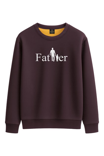 Regular Father Printed Sweatshirt