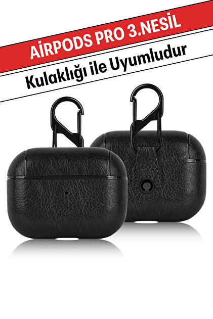 WANNA PROTECT Airpods Pro 3.Nesil Uyumlu Premium Suni Deri