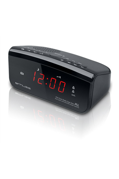 Muse | Radio PLL Ceas | M-12CR | Funcția de alarmă | Negru