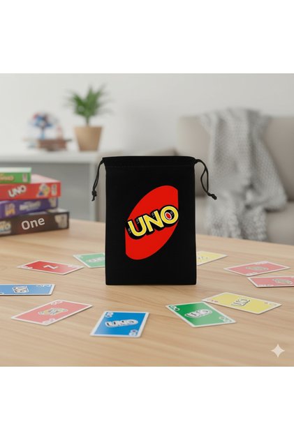 Uno Playing Card Pouch 15X20 Black Pouch