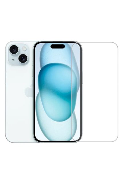 Folie de sticlă 3D transparentă, flexibilă, compatibilă cu Apple iPhone 15
