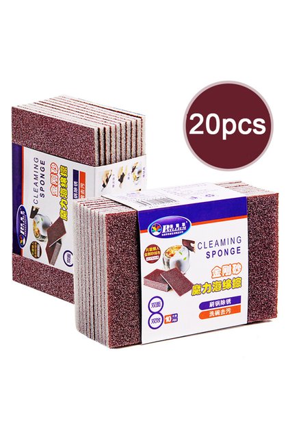 20PCS Magic Cleaning Brush Melamine Sponge Carborundum Kitchen Sponge Eraser for Pan Pot Dish Kitche
