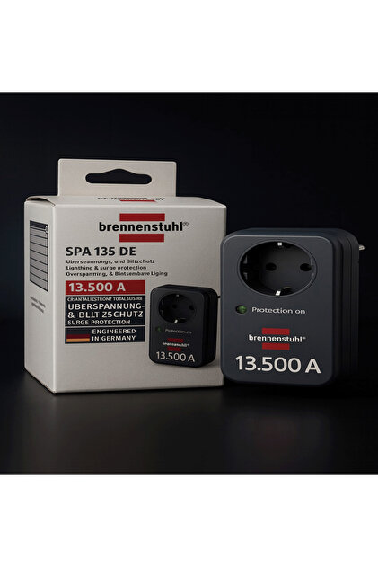 Brennenstuhl Primera Line 13.500 Mah Tek Soketli Akım Korumalı