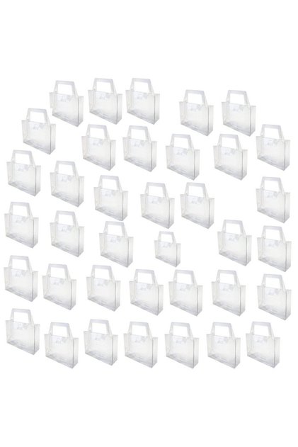 Şeffaf Asetat Çanta 11x8x3 cm 50 Adet