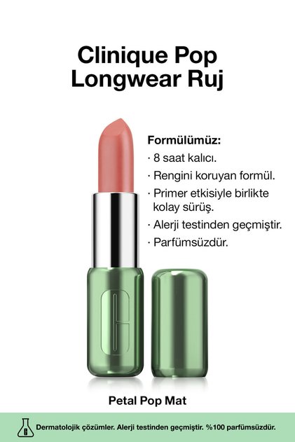Pop Longwear™ Gün Boyu Kalıcı Ruj - Renk: Blush Pop 3.9g | Mat Bitiş
