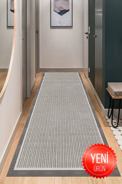 DİJİTAL BASKILI Kaymaz Taban Yıkanabilir Modern Mutfak Halısı Salon Halısı Yolluk