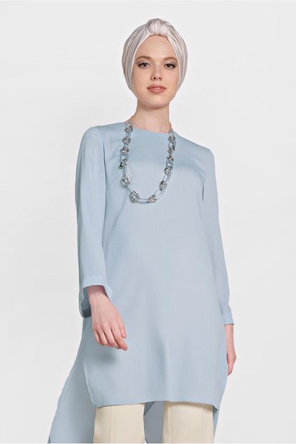 Asymmetric Cut Loose Tunic 4413