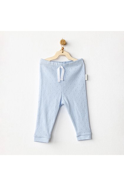 Ac25556 Pants Jacquard Basic Trousers Blue