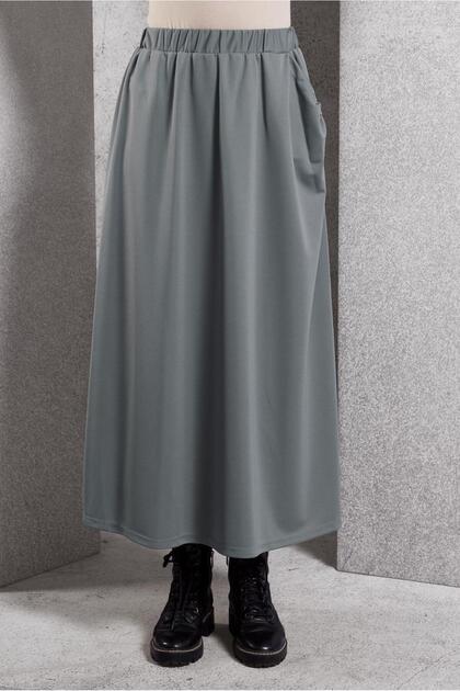 Elastic Waist Track Suit Skirt 60631