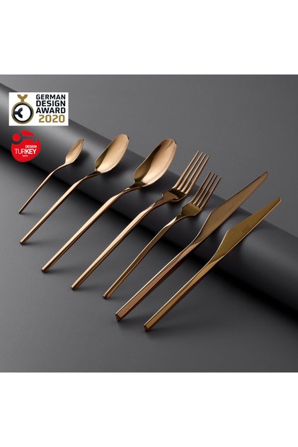 5100 Quartz Titanium Bronze 84 Pieces 12 Person Çkb Set