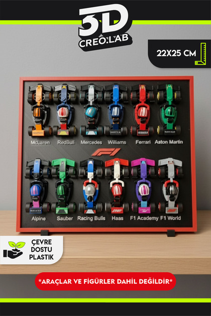 Yapı Oyuncak F1 Minifigür 12'li Sergileme Standı