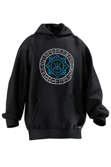 OVERSIZE HOODIE (UNISEX) WITH BOARDS DESIGN